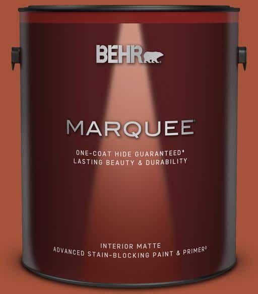 BEHR MARQUEE 1 gal. #S-H-210 New Penny Matte Interior Paint & Primer