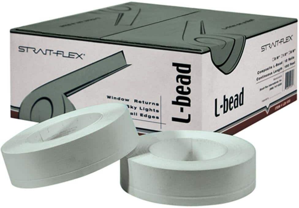 Strait-Flex 2-1/4 in. x 100 ft. L-Bead Drywall Corner Tape L-Trim