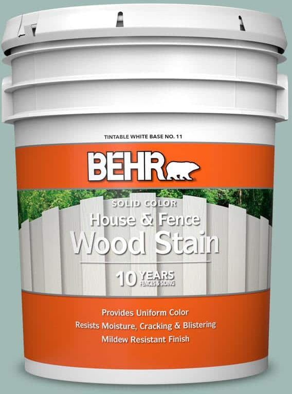 BEHR 5 gal. #S430-3 Garden Twilight Solid Color House and Fence Exterior Wood Stain