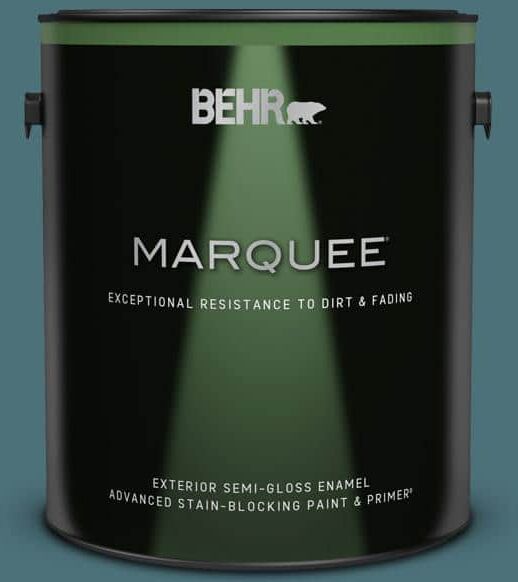 BEHR MARQUEE 1 gal. #S450-6 Tornado Season Semi-Gloss Enamel Exterior Paint & Primer