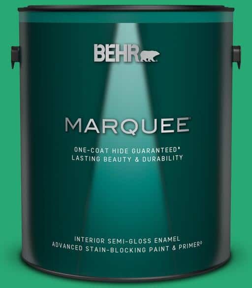 BEHR MARQUEE 1 gal. #470B-5 Garden Medley Semi-Gloss Enamel Interior Paint & Primer