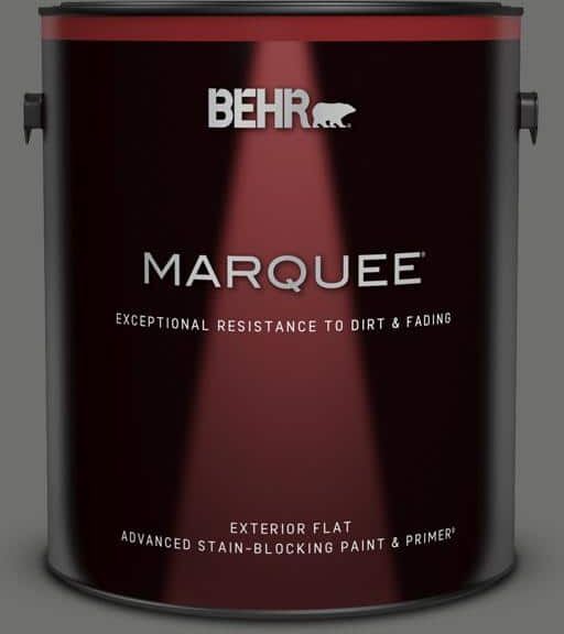 BEHR MARQUEE 1 gal. Home Decorators Collection #HDC-AC-17A Welded Iron Flat Exterior Paint & Primer