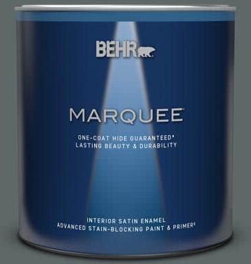 BEHR MARQUEE 1 qt. #PPU25-20 Le Luxe Satin Enamel Interior Paint & Primer