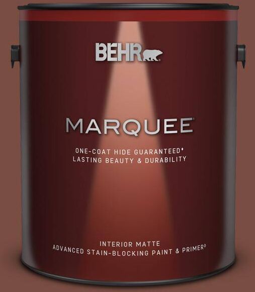 BEHR MARQUEE 1 gal. #200F-7 Wine Barrel Matte Interior Paint & Primer