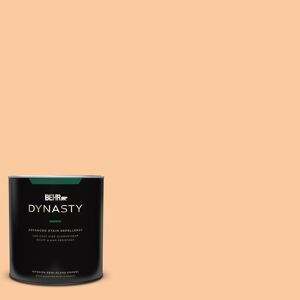 BEHR DYNASTY 1 qt. #290C-3 Chai Latte Semi-Gloss Enamel Interior Stain-Blocking Paint and Primer