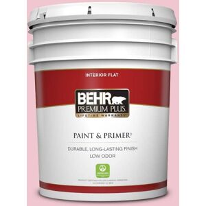 BEHR PREMIUM PLUS 5 gal. #P140-2 Sweetheart Flat Low Odor Interior Paint & Primer