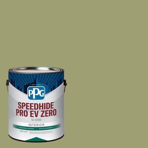 PPG Speedhide Pro EV Zero 1 gal. PPG1122-5 Dill Semi-Gloss Interior Paint, Green