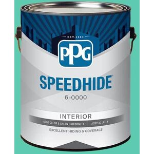 SPEEDHIDE 1 gal. PPG1229-4 Tropical Tide Ultra Flat Interior Paint