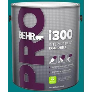 BEHR PRO 1 gal. #S-G-500 Tropical Waters Eggshell Interior Paint