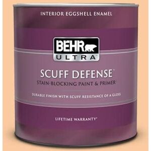 BEHR ULTRA 1 qt. #290C-3 Chai Latte Extra Durable Eggshell Enamel Interior Paint & Primer