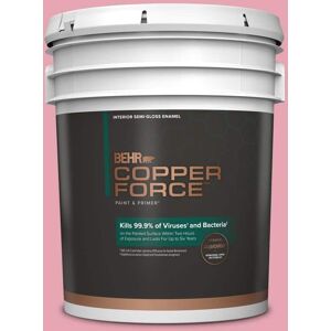 COPPER FORCE 5 gal. #P140-3 Love At First Sight Semi-Gloss Enamel Virucidal and Antibacterial Interior Paint & Primer