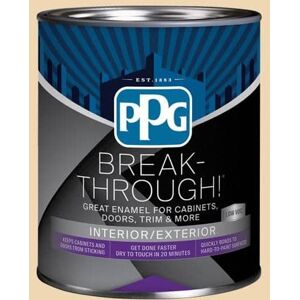 Break-Through! 1 qt. PPG1089-3 Chai Tea Latte Satin Door, Trim & Cabinet Paint