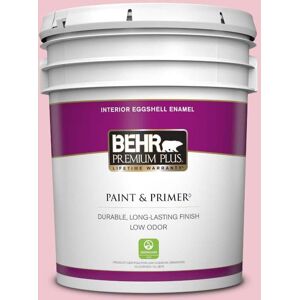 BEHR PREMIUM PLUS 5 gal. #P140-2 Sweetheart Eggshell Enamel Low Odor Interior Paint & Primer