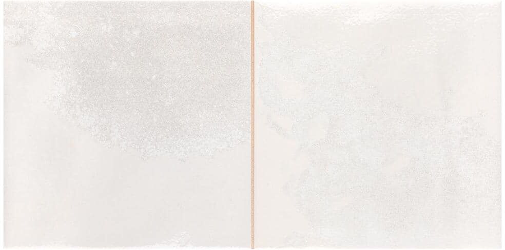 Merola Tile Kings Luxe Tradition Square White 7-7/8 in. x 15-3/4 in. Porcelain Wall Tile (10.56 sq. ft./Case)