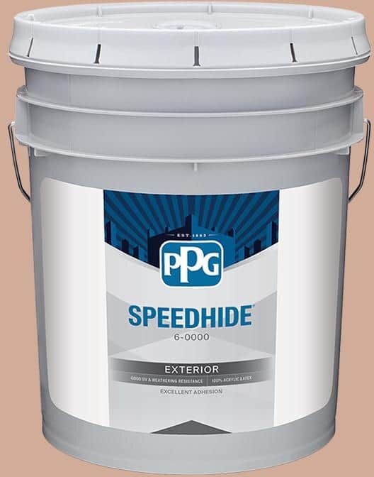 SPEEDHIDE 5 gal. PPG16-01 Sombrero Tan Flat Exterior Paint