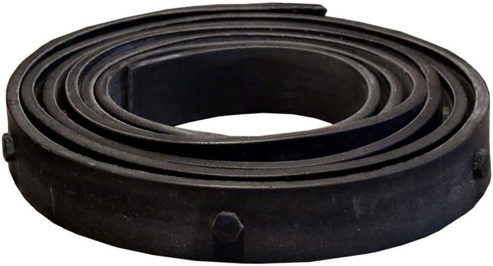 Ekena Millwork 1/4 in. x 1-1/2 in. x 9 ft. Flexible Black Beam Strap with Bolts for Faux Wood Beams