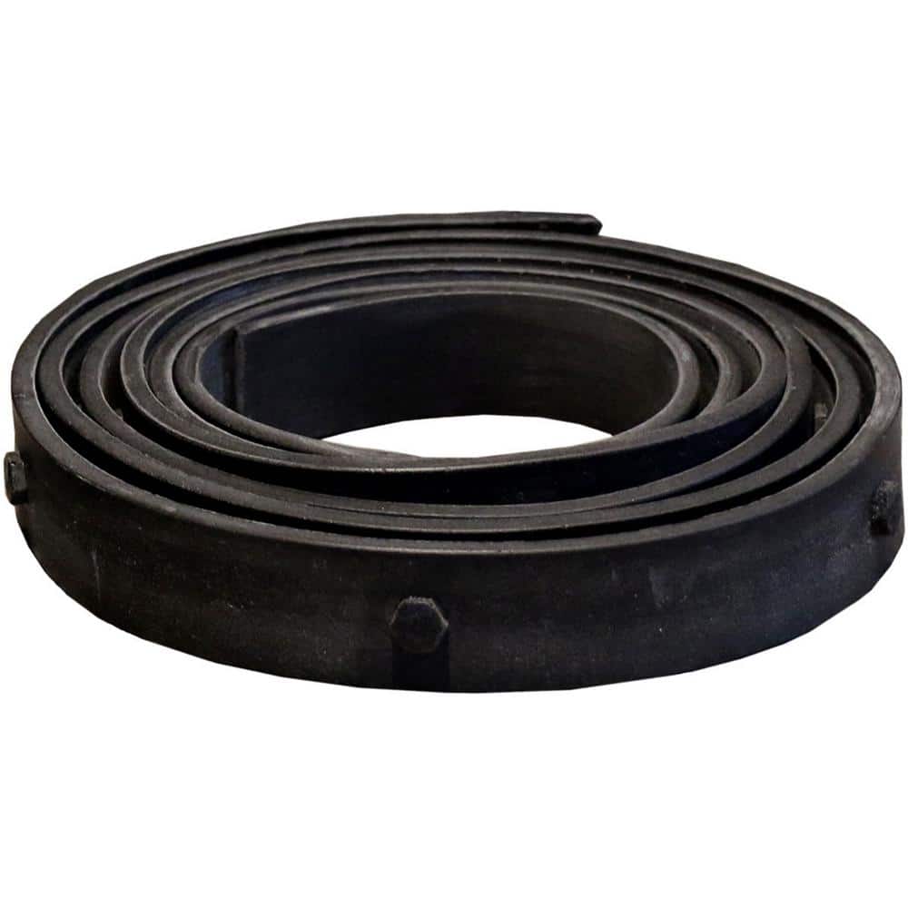 Ekena Millwork 1/4 in. x 1-1/2 in. x 12 ft. Flexible Black Beam Strap with Bolts for Faux Wood Beams