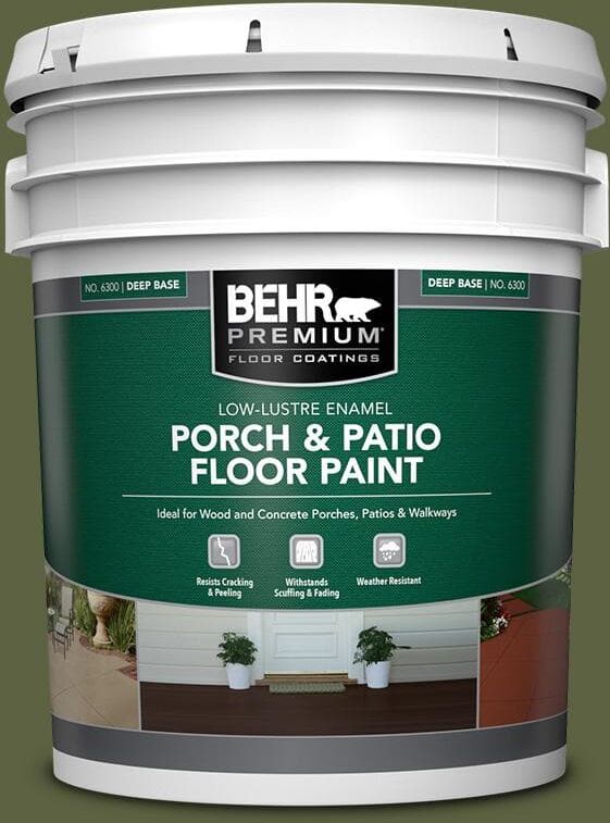 BEHR PREMIUM 5 gal. #S360-7 Down To Earth Low-Lustre Enamel Interior/Exterior Porch and Patio Floor Paint