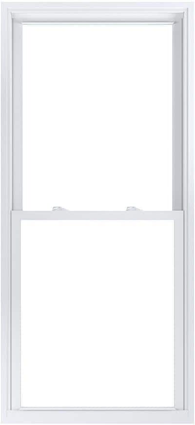 American Craftsman 31.75 in. x 69.25 in. 70 Pro Series Low-E Argon Glass Double Hung White Vinyl Replacement Window, Screen Incl