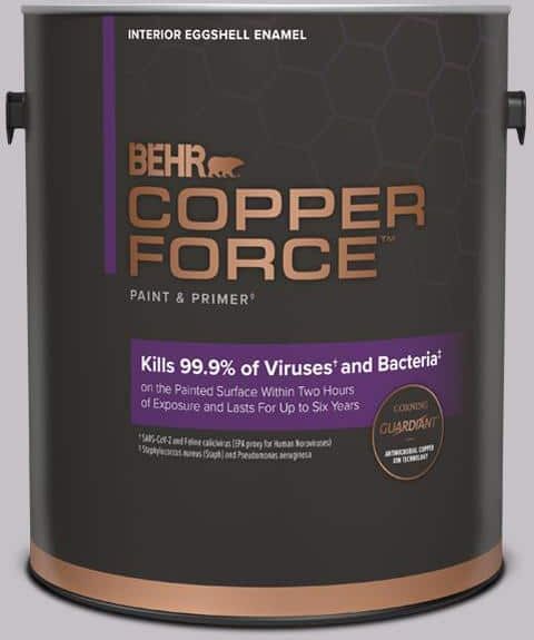 COPPER FORCE 1 gal. #MQ5-32 Such Melodrama Eggshell Enamel Virucidal and Antibacterial Interior Paint & Primer