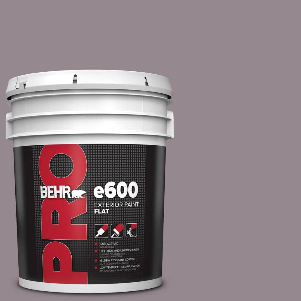 BEHR PRO 5 gal. #MQ1-32 Cinema Screen Flat Exterior Paint