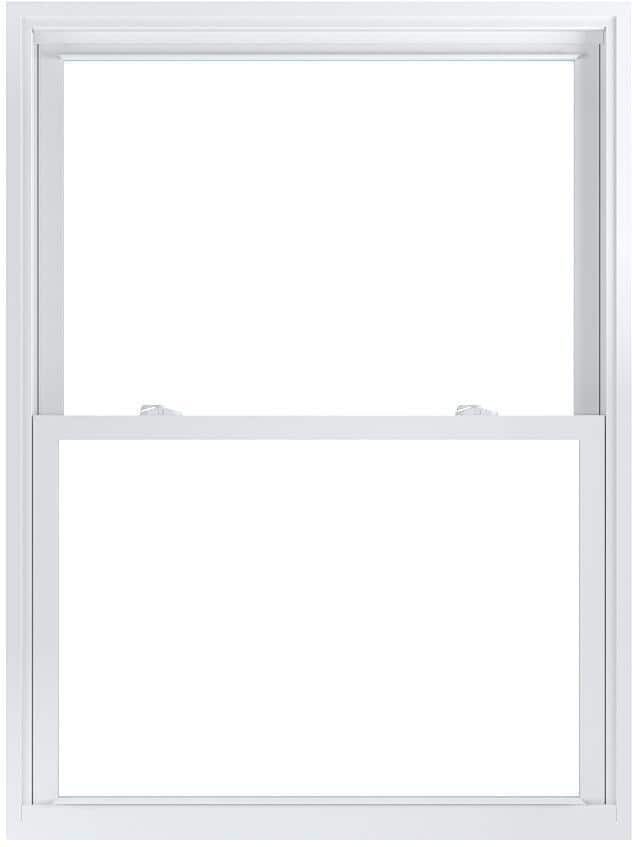 American Craftsman 39.75 in. x 53.25 in. 70 Pro Series Low-E Argon Glass Double Hung White Vinyl Replacement Window, Screen Incl