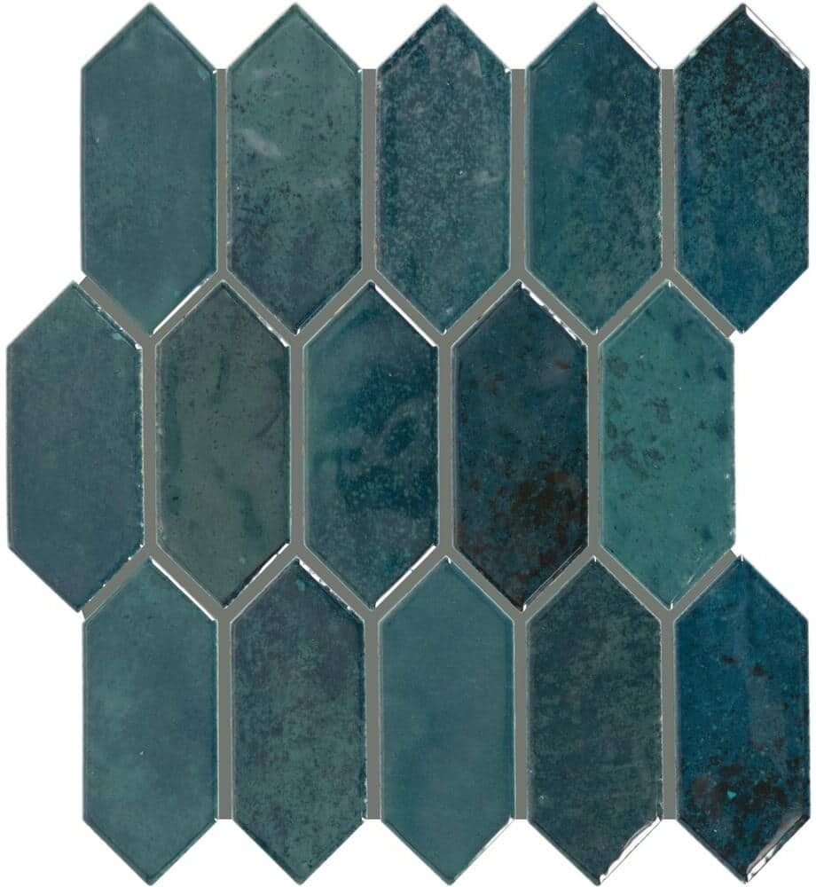 Daltile Miramo Horizon 12 in. x 11 in. Glazed Ceramic Picket Mosaic Tile (8.76 sq. ft./case)