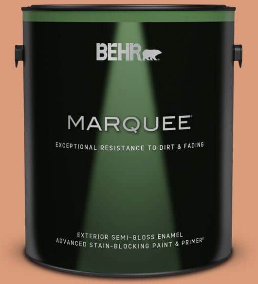 BEHR MARQUEE 1 gal. #MQ1-27 Dazzle and Delight Semi-Gloss Enamel Exterior Paint & Primer