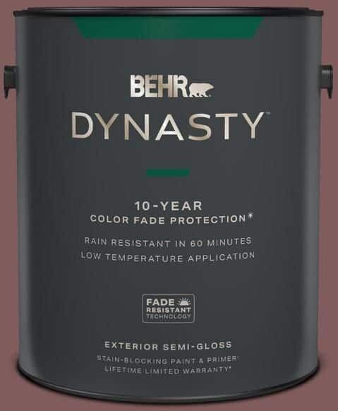 BEHR DYNASTY 1 gal. #140F-6 Book Binder Semi-Gloss Exterior Stain-Blocking Paint & Primer