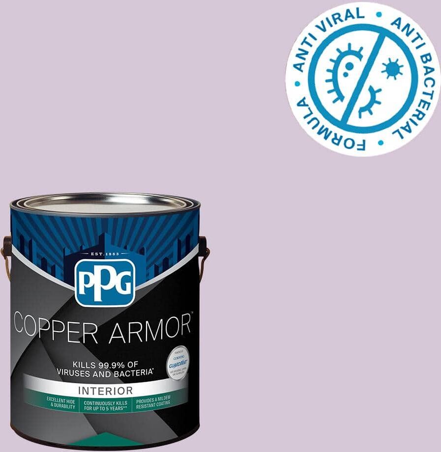 COPPER ARMOR 1 gal. PPG1177-3 Shy Violet Semi-Gloss Interior