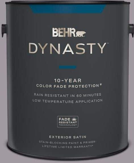 BEHR DYNASTY 1 gal. #N570-3 Art Nouveau Glass Satin Enamel Exterior Stain-Blocking Paint & Primer