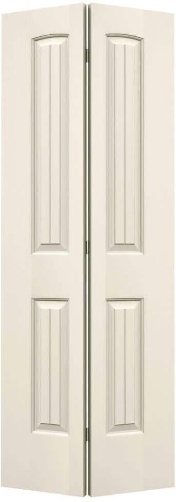 JELD-WEN 32 in. x 80 in. Santa Fe Primed Smooth Molded Composite Closet Bi-fold Door