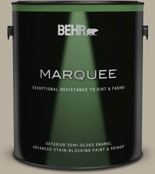 BEHR MARQUEE 1 gal. #N320-4 Camping Tent Semi-Gloss Enamel Exterior Paint & Primer