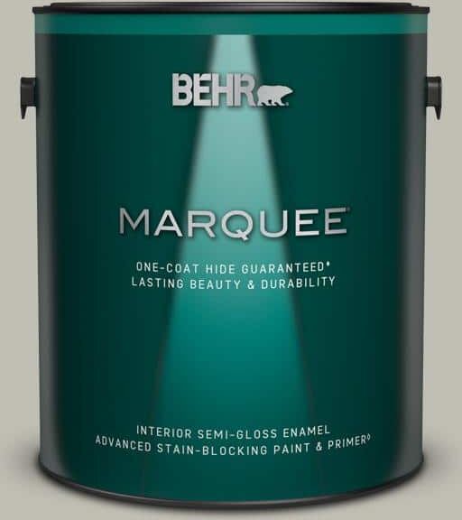 BEHR MARQUEE 1 gal. #N370-3 Light Year One-Coat Hide Semi-Gloss Enamel Interior Paint & Primer