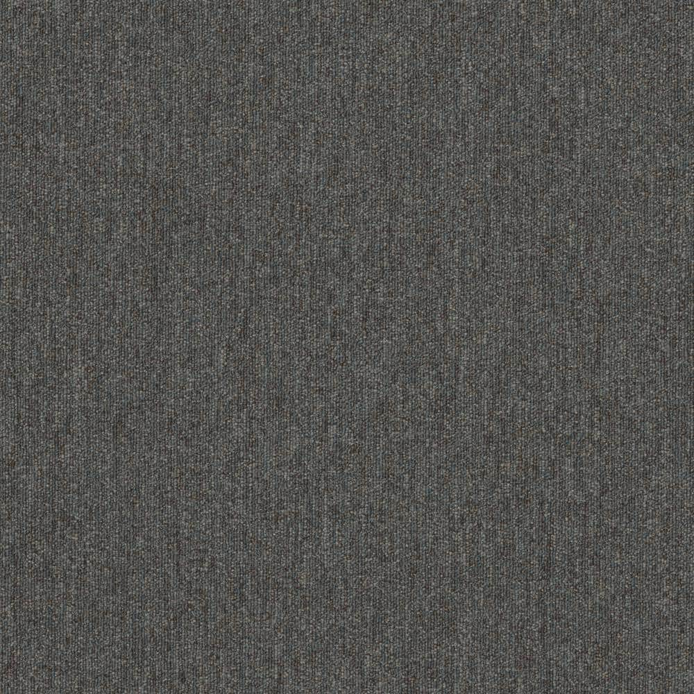 Shaw Hampton Gray Residential/Commercial 24 in. x 24 Glue-Down Carpet Tile 20 (Tiles/Case) 80 sq. ft.