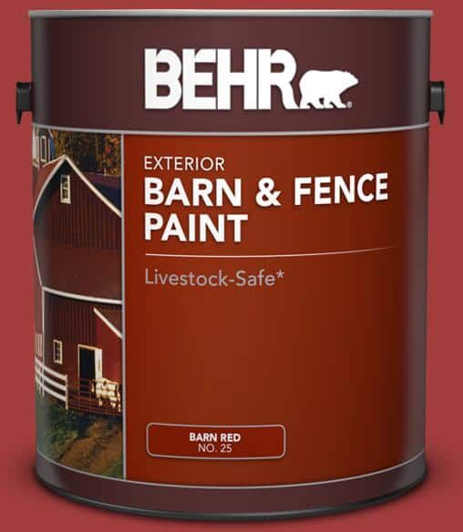 BEHR 1 Gal. Red Barn and Fence Exterior Paint