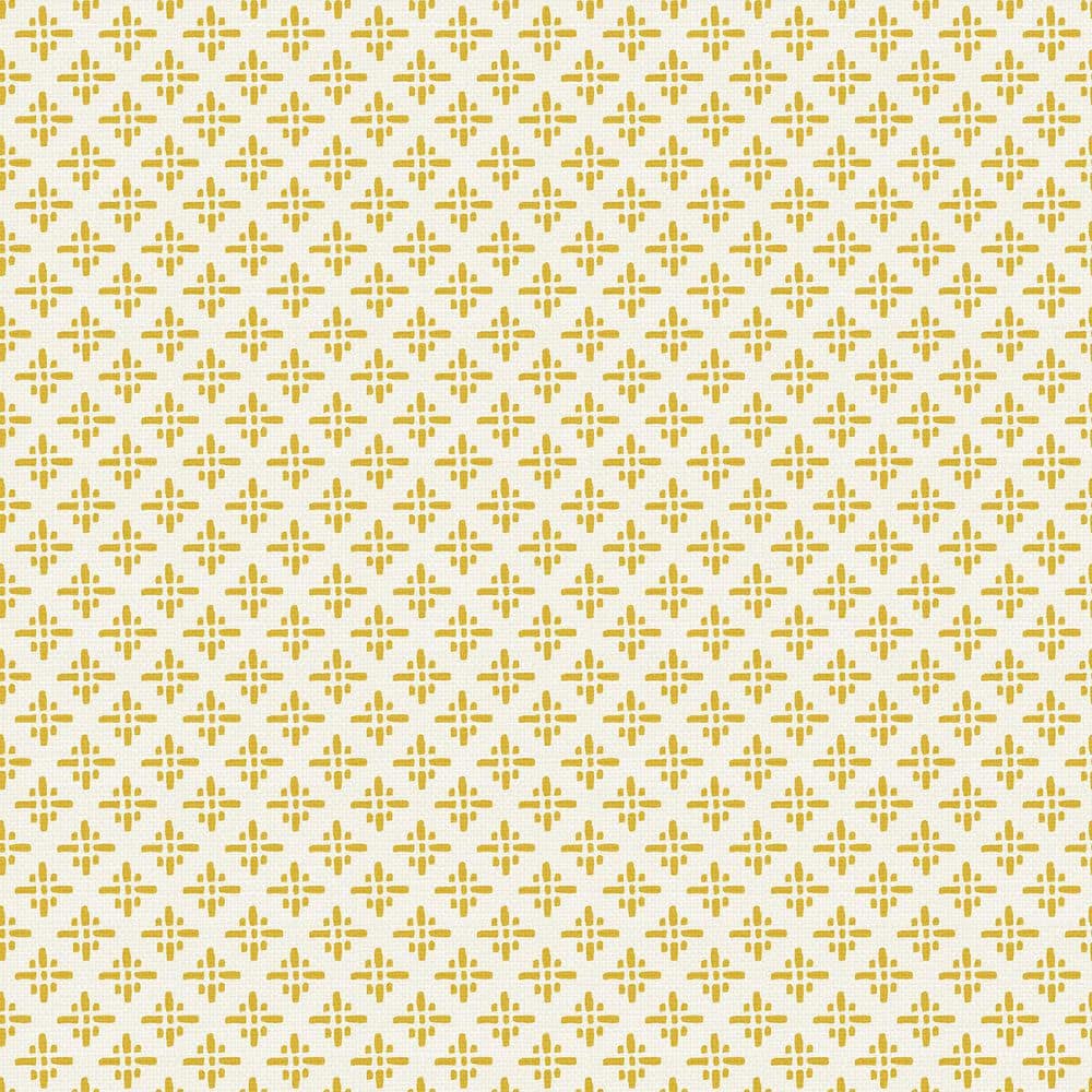 JOULES Beckett Star Antique Gold Matte Non Woven Removable Paste the Wall Wallpaper