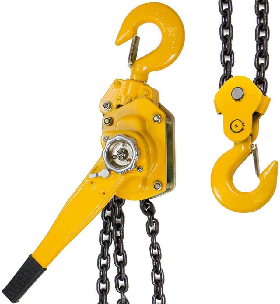 XtremepowerUS 10 ft. 6-Ton Steel Block Chain Lever Hoist Puller Lifter