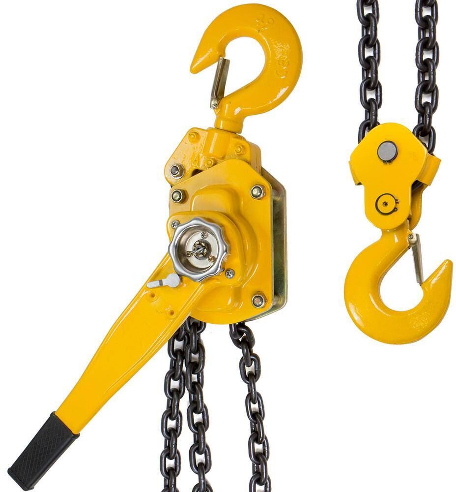 XtremepowerUS 10 ft. 6-Ton Steel Block Chain Lever Hoist Puller Lifter