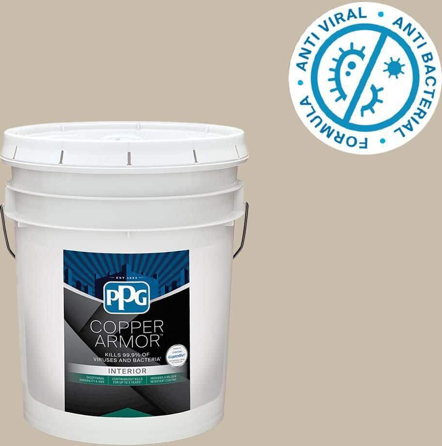 COPPER ARMOR 5 gal. PPG15-25 Stonington Semi-Gloss Interior Paint