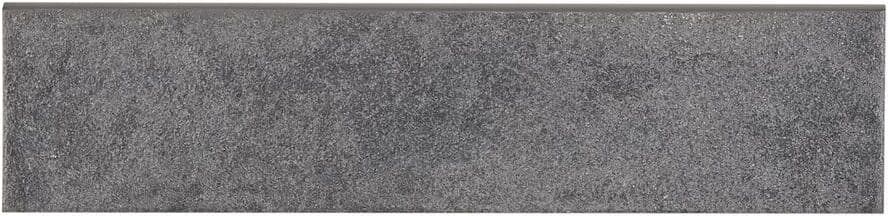 Daltile Continental Slate Asian Black 3 in. x 12 in. Porcelain Bullnose Floor and Wall Tile (7.71 sq. ft./Case)