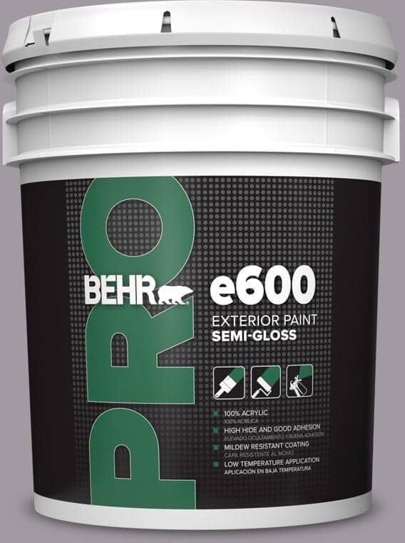 BEHR PRO 5 gal. #N570-3 Art Nouveau Glass Semi-Gloss Exterior Paint