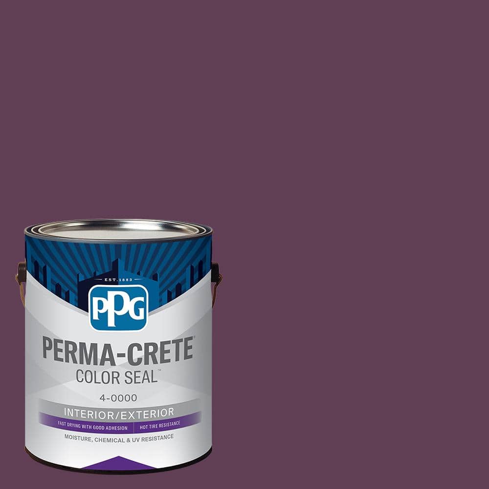 Perma-Crete Color Seal 1 gal. PPG1179-7 Love Potion Satin Concrete Interior/Exterior Stain