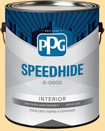 SPEEDHIDE 1 gal. PPG1205-4 Honey Bee Eggshell Interior Paint