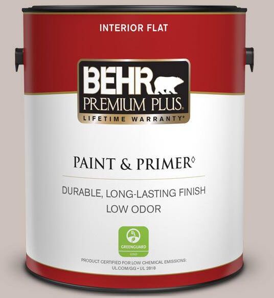 BEHR PREMIUM PLUS 1 gal. #780A-3 Down Home Flat Low Odor Interior Paint & Primer