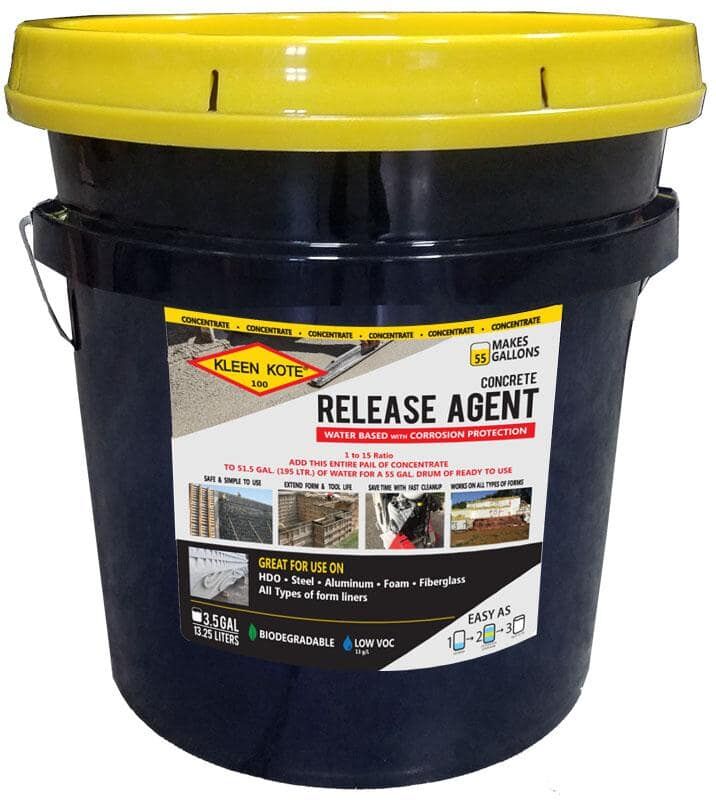 Kleen Kote 3.5 Gal. Water Based Industrial Concrete Release and Anti-Corrosion Coating Concentrate