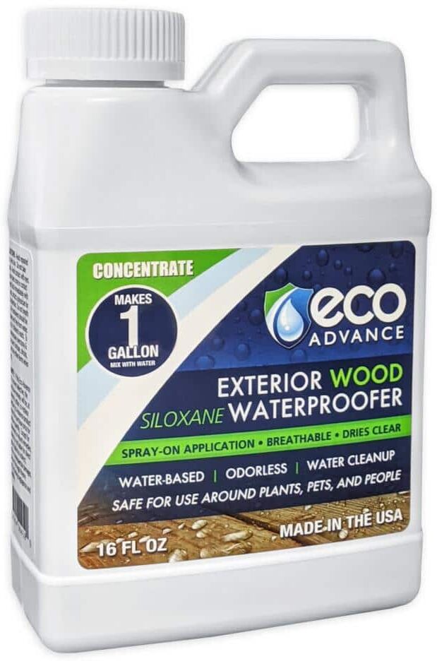 Eco Advance 16 oz. Clear Penetrating Siloxane Exterior Wood Water Repellent Sealer Concentrate (Makes 1 Gal.)