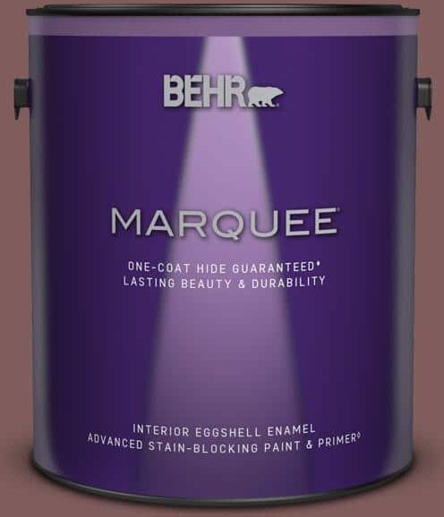 BEHR MARQUEE 1 gal. #140F-6 Book Binder Eggshell Enamel Interior Paint & Primer