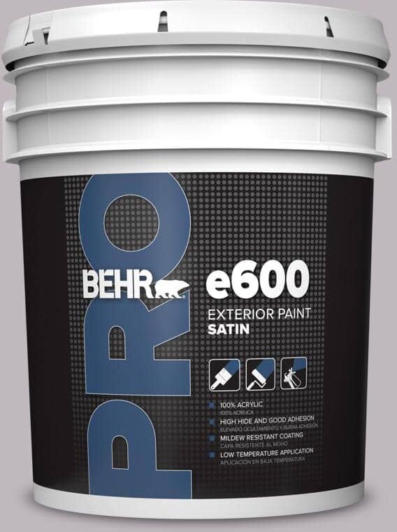 BEHR PRO 5 gal. #N570-2 Standing Ovation Satin Exterior Paint