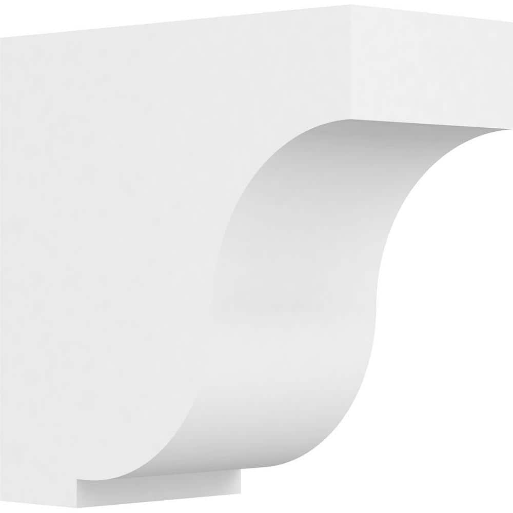 Ekena Millwork 5 in. 10 in. 10 in. Standard Van Buren Unfinished Architectural Grade PVC Bracket